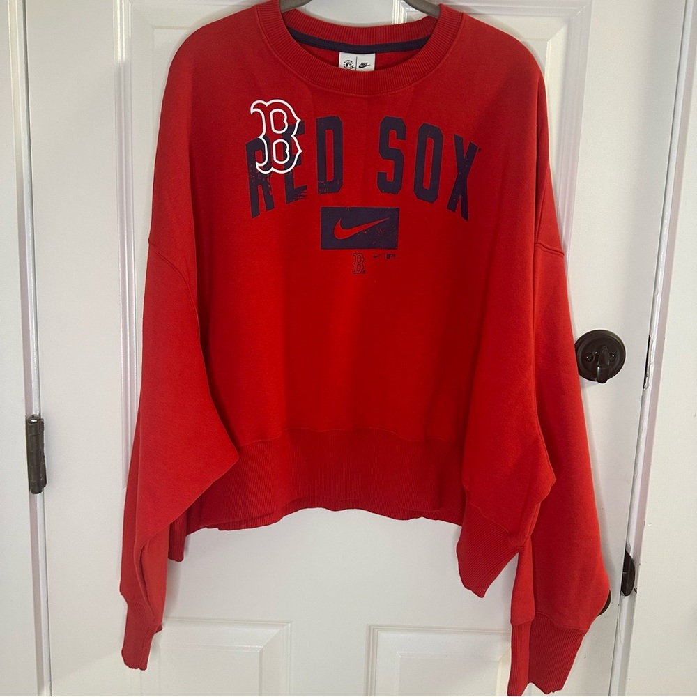Nike Red Sox Red Crewneck Sweatshirt
